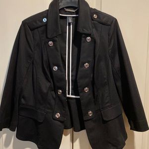 New without tags white black market place jacket size w16